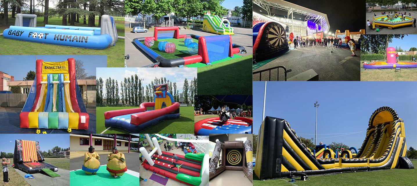 Jeu gonflable sportif a louer à Villeurbanne