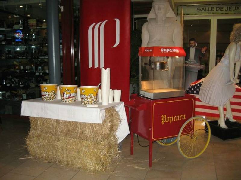 Location machine de pop corn pour événements à Lyon et sa région