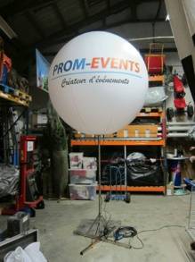 Ballon trépied éclairant 1.5m personnalisable