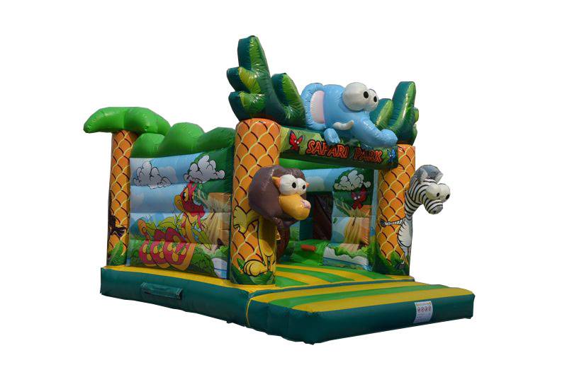 Location Château gonflable Combo PETIT Safary Park (Chateau + Toboggan)