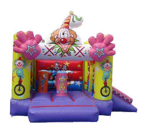 Location Château gonflable CLOWN Combo (Château + Toboggan)