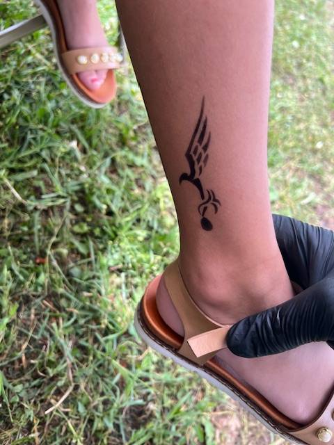 Animation famille kermesse tatouage à Decines